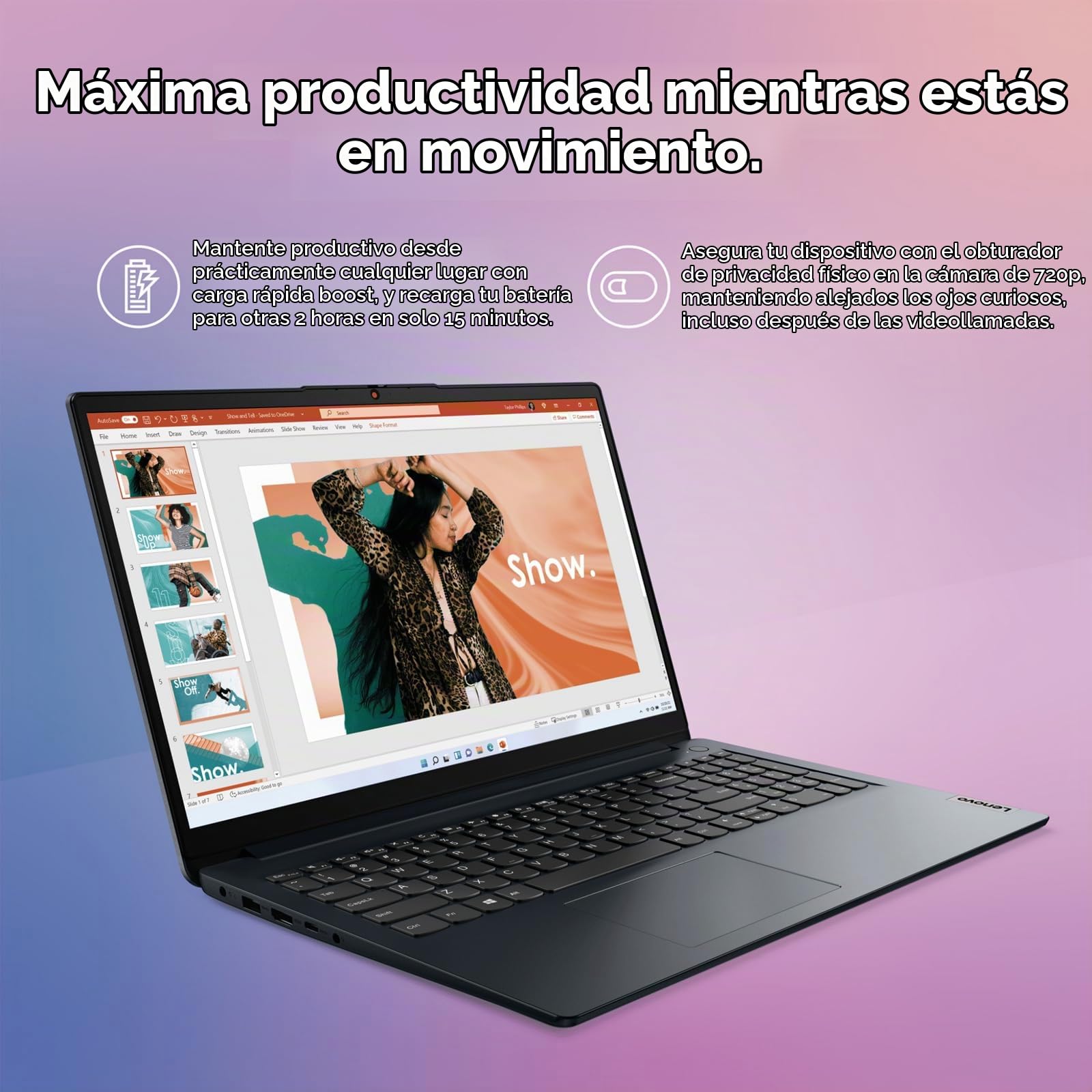 Amazon.com: Lenovo IdeaPad - Computadora portátil, pantalla de
